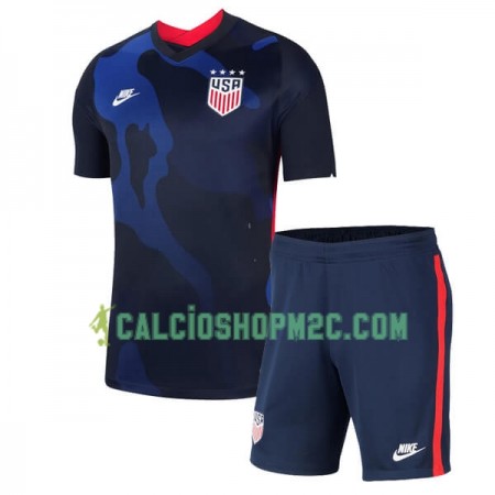 Stati Uniti Bambino Maglia Trasferta 2020 Manica Corta (+ Pantaloncini)